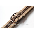 Canvas belt material with woven strap casual belts for mens